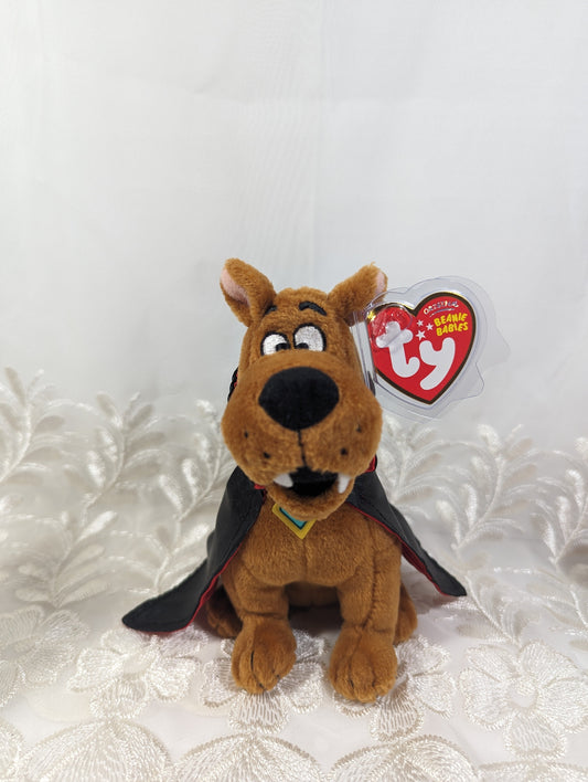 Ty Beanie Baby - Scooby - Doo the Dog with Vampire Cape (7in) - Vintage Beanies Canada