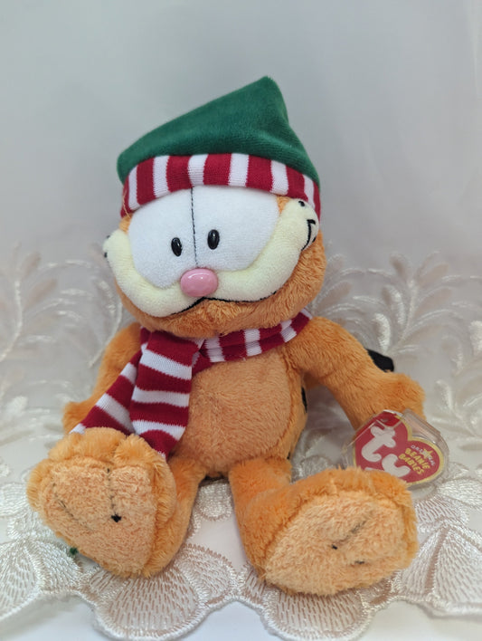 Ty Beanie Baby - Seasons Greetings The Christmas Garfield Cat (9in) - Vintage Beanies Canada