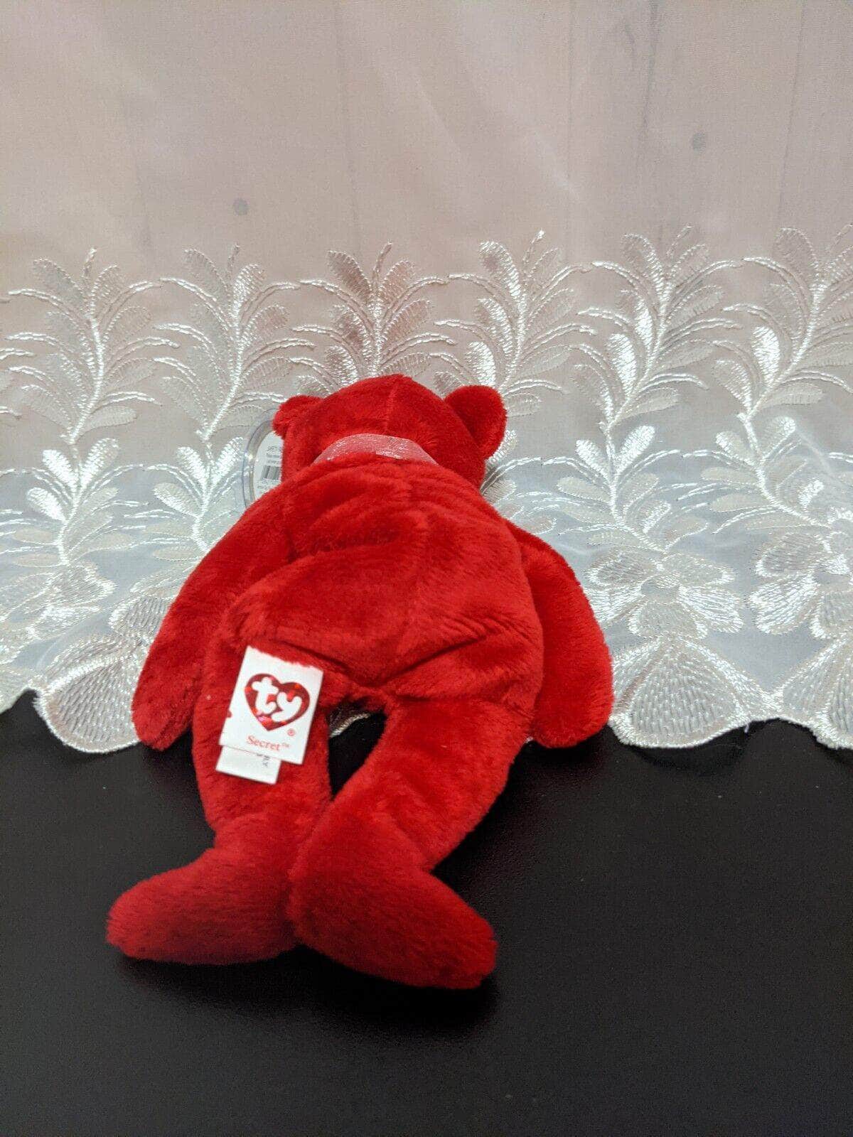 Ty Beanie Baby - Secret The Red Valentine's Day Bear (8.5in) - Vintage Beanies Canada
