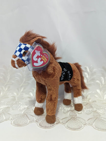 Ty Beanie Baby - Secretariat The Racehorse 1973 Triple Crown Winner - Kentucky Derby (7in) - Vintage Beanies Canada