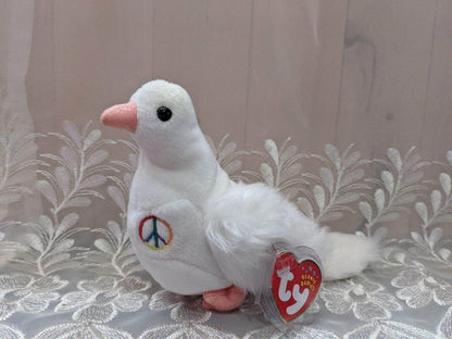 Ty Beanie Baby - Serenity The Peace Dove (5.5in) - Vintage Beanies Canada