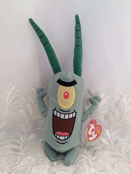 Ty Beanie Baby - Sheldon J Plankton from SpongeBob the TV Show (8.5 in) - Vintage Beanies Canada