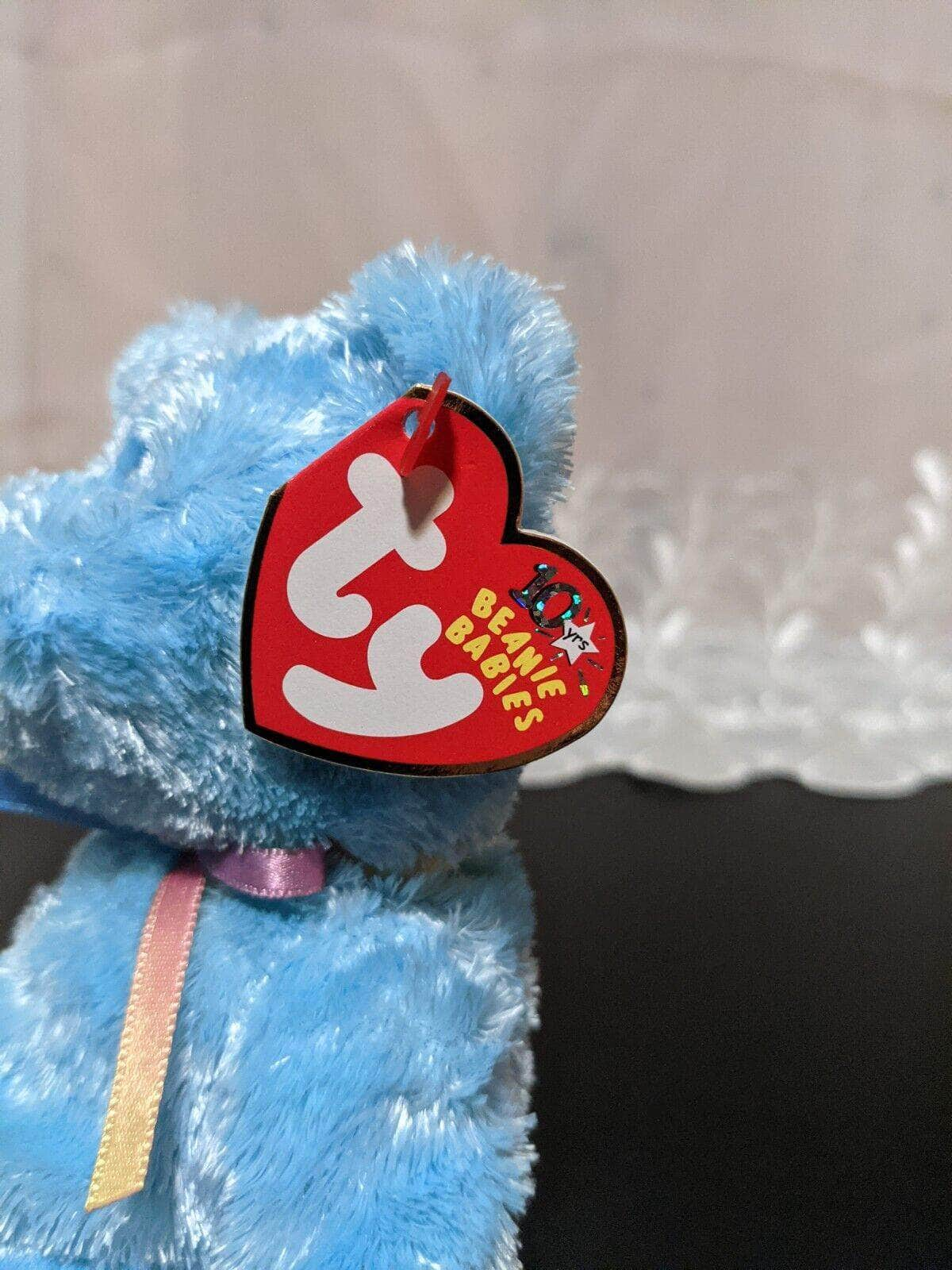 Ty Beanie Baby - Sherbet The Blue Bear (8.5in) - Vintage Beanies Canada