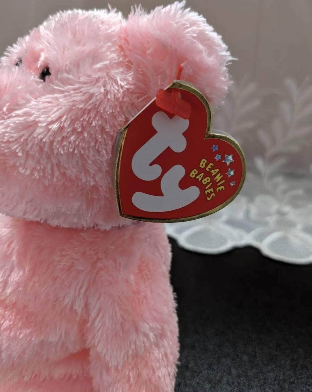 Ty Beanie Baby - Sherbet The Pink Bear (9in) - Vintage Beanies Canada