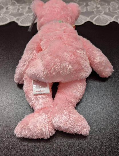 Ty Beanie Baby - Sherbet The Pink Bear (9in) - Vintage Beanies Canada