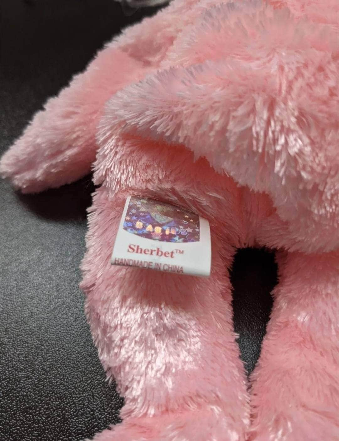 Ty Beanie Baby - Sherbet The Pink Bear (9in) - Vintage Beanies Canada