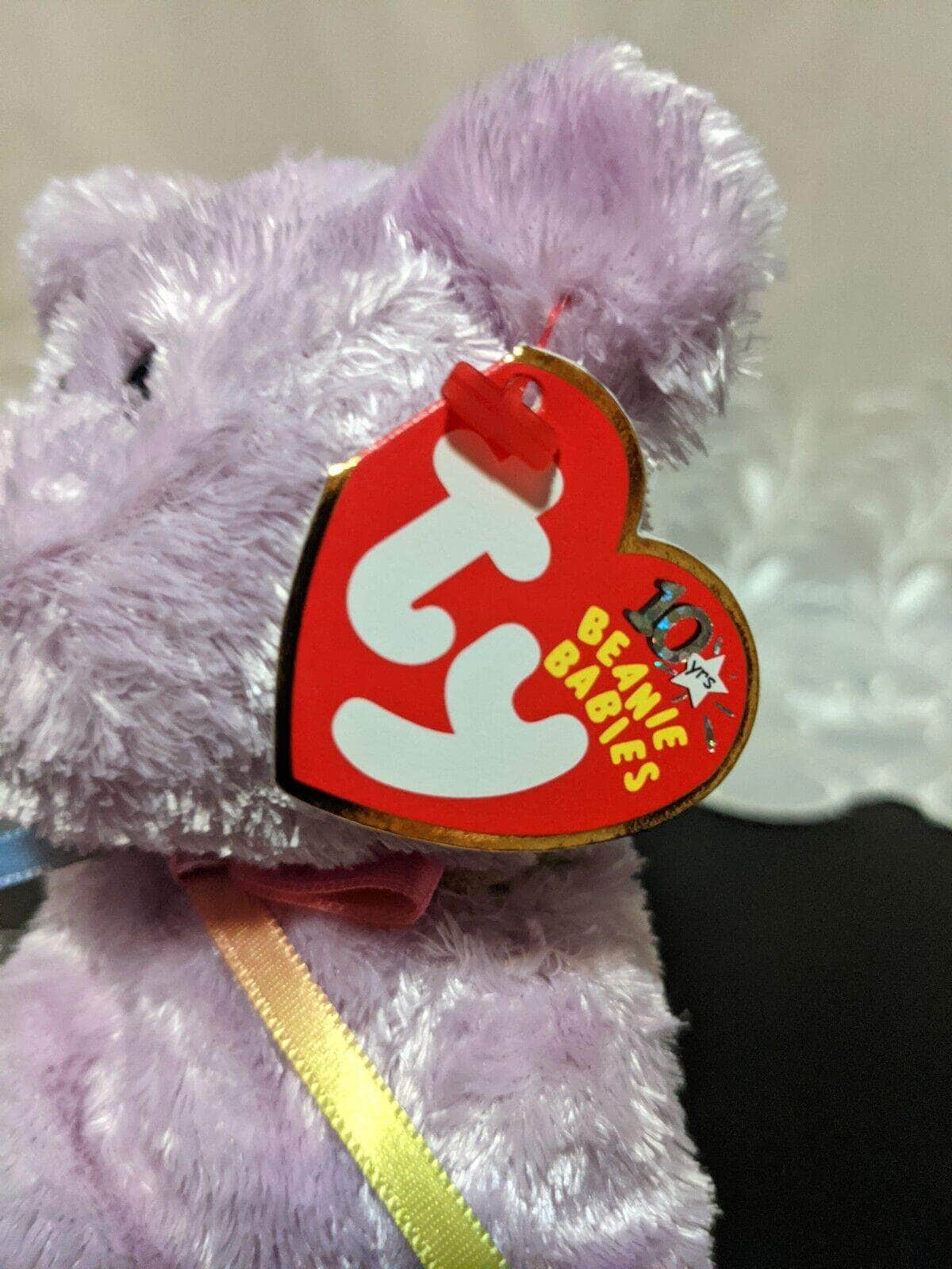 Ty Beanie Baby - Sherbet The Purple Bear (8.5in) - Vintage Beanies Canada