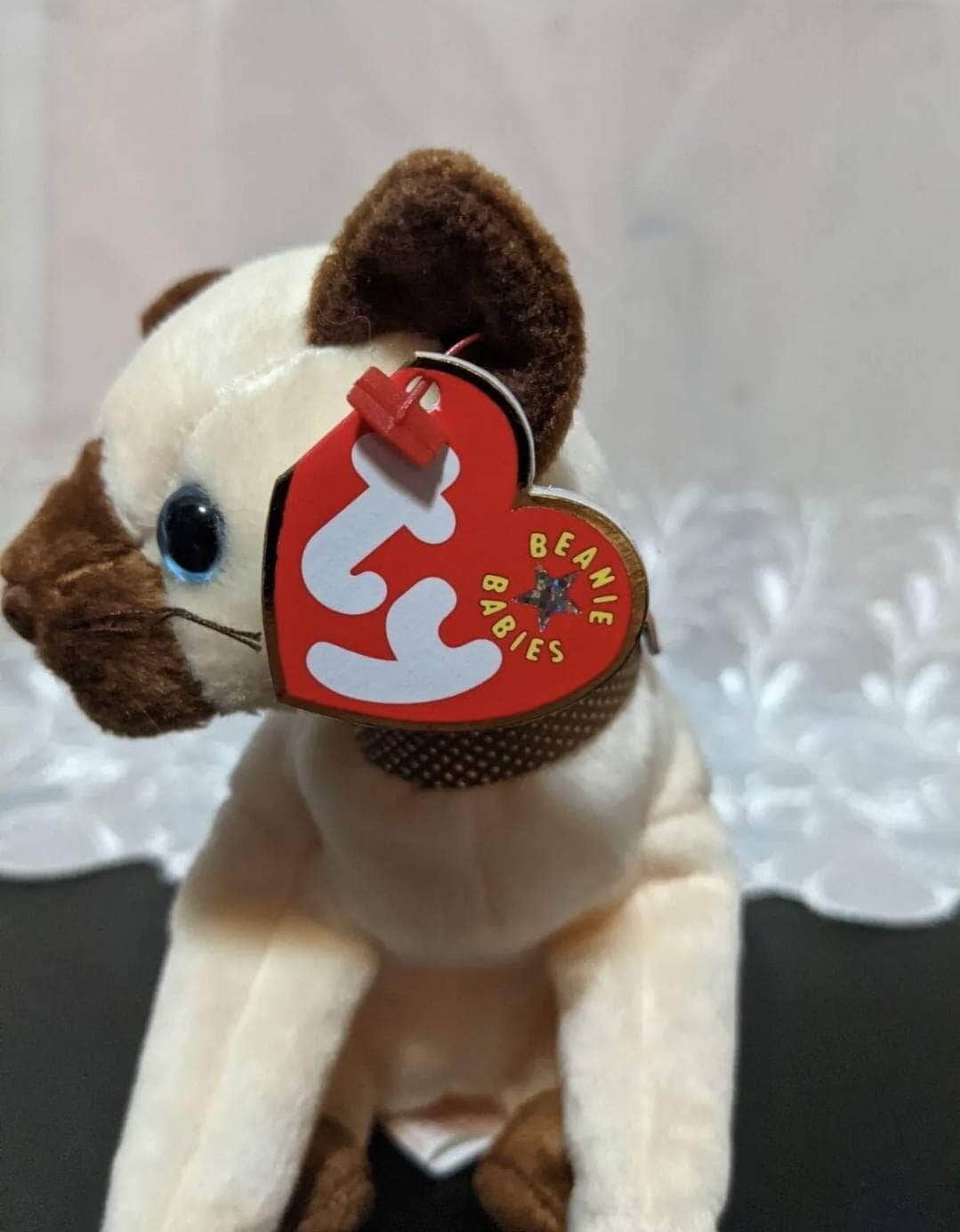 TY Beanie Baby - Siam the Siamese Cat (7in) - Vintage Beanies Canada