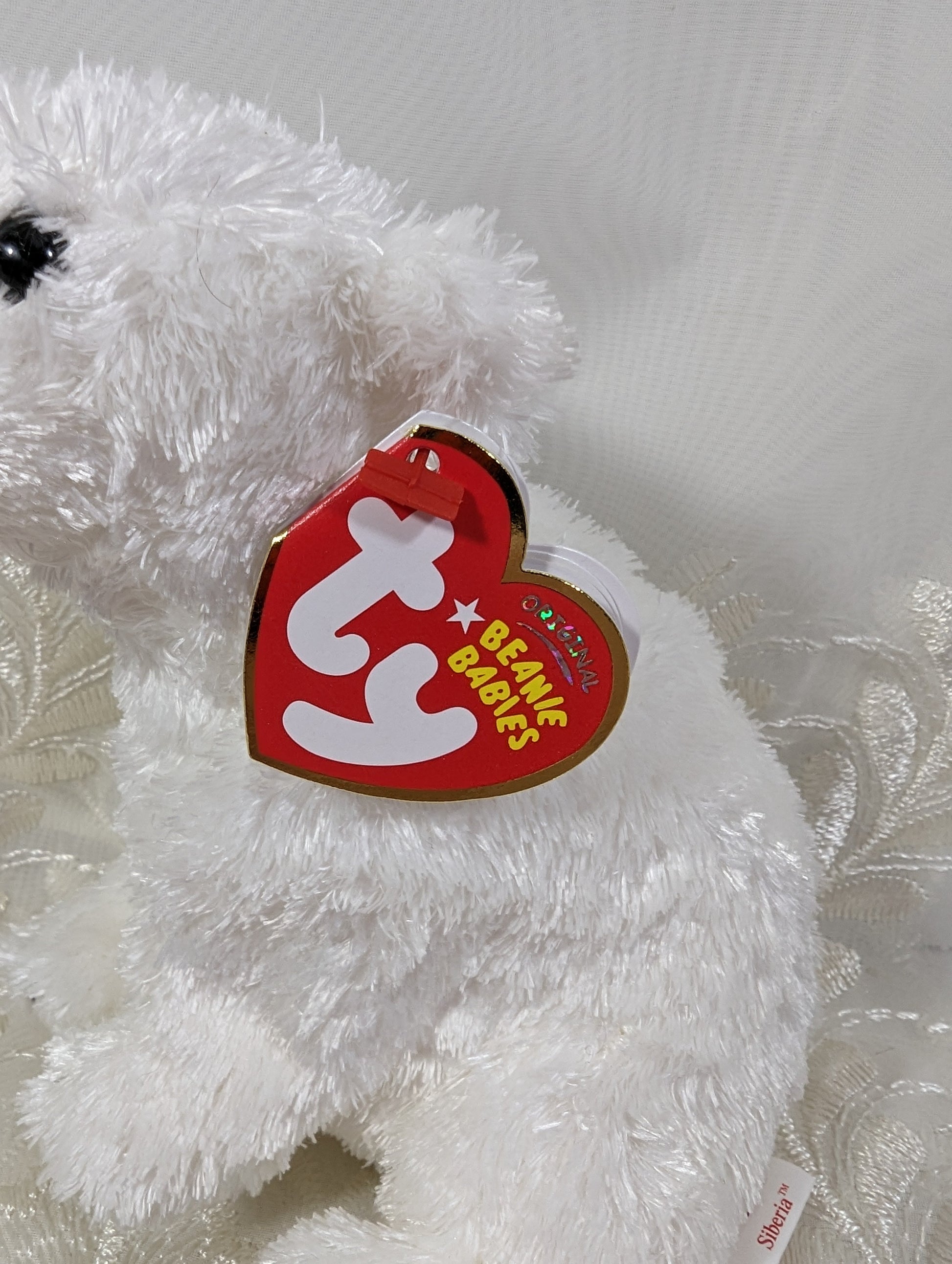 Ty Beanie Baby - Siberia the Polar Bear (5 in) - Vintage Beanies Canada