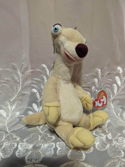 Ty Beanie Baby - Sid The Sloth From The Movie Ice Age - *Rare* (7in) - Vintage Beanies Canada