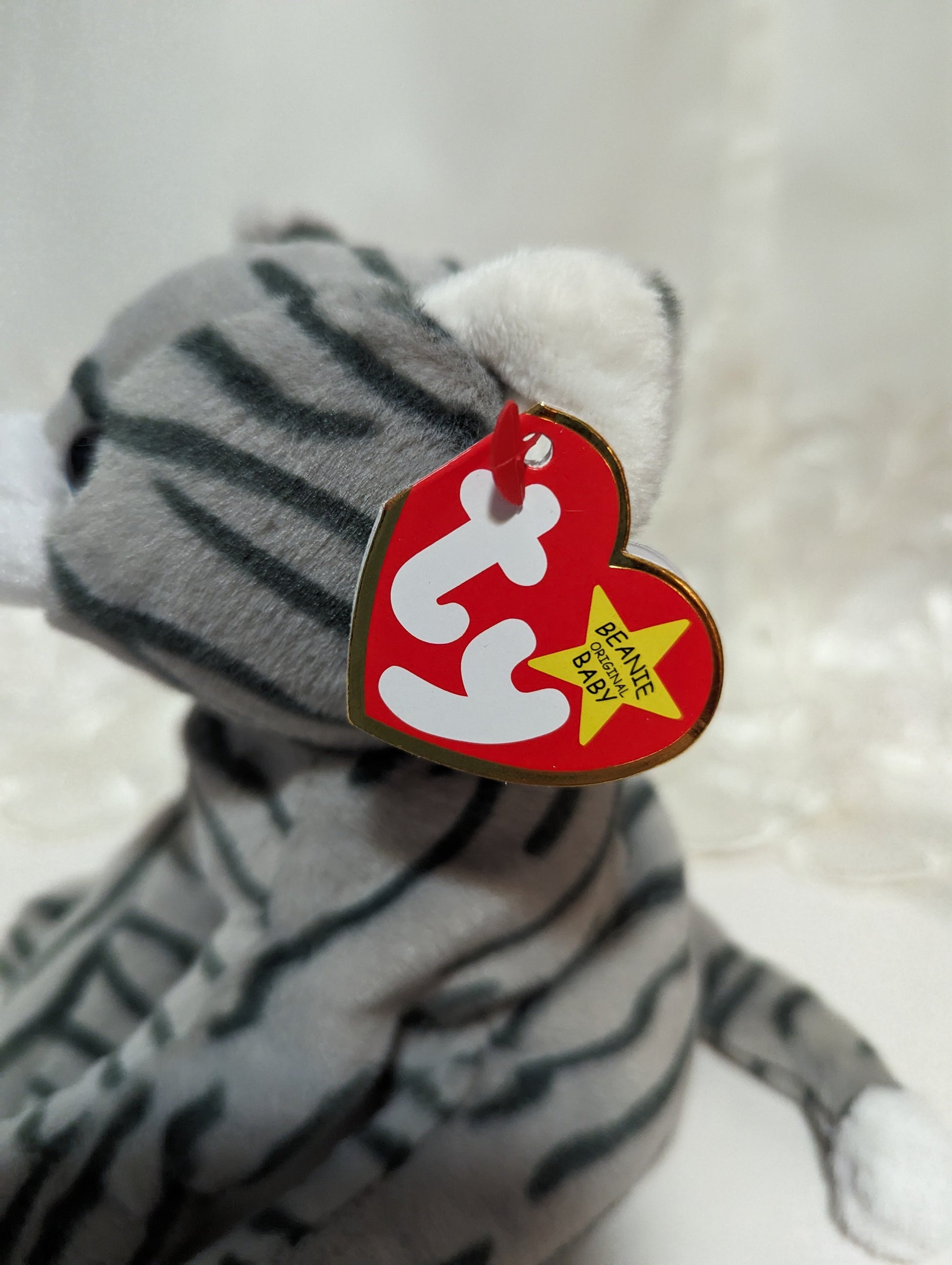 Ty Beanie Baby - Silver II The Cat (6in) 30th Anniversary - Vintage Beanies Canada