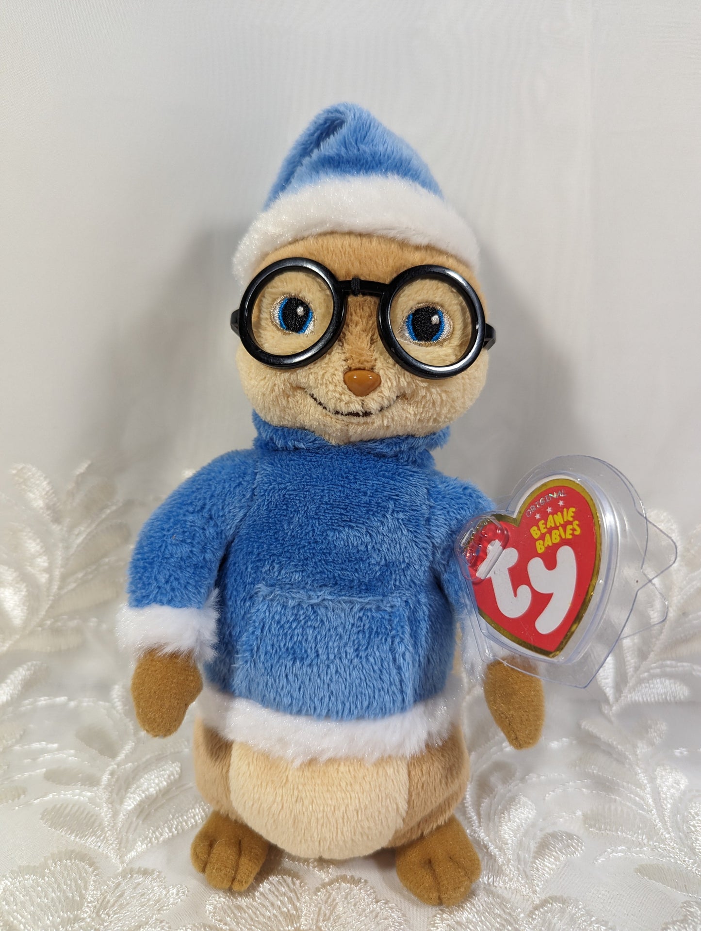 Ty Beanie Baby - Simon the Chipmunk (8 in) Holiday Edition - Near Mint Tag - Vintage Beanies Canada