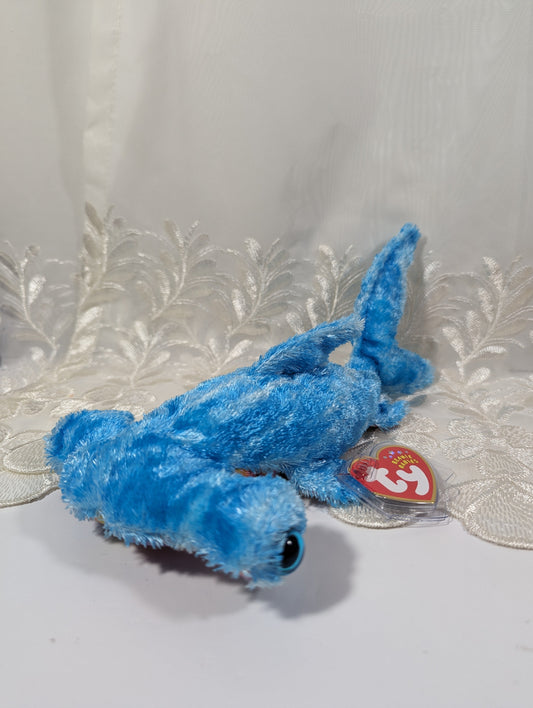 Ty Beanie Baby - Sledge The Shark (9in) - Vintage Beanies Canada