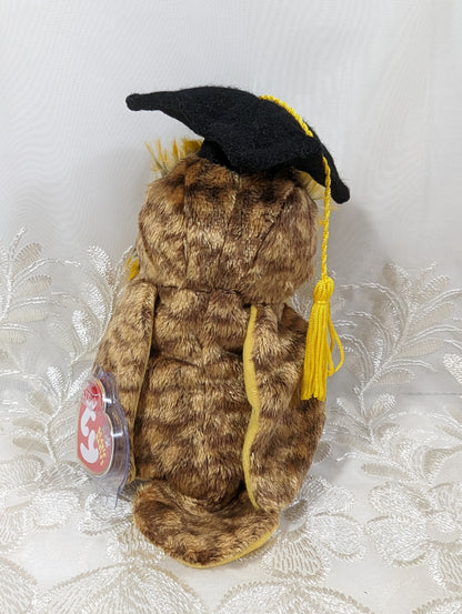 Ty Beanie Baby - Smartest The Graduation Owl From 2003 (6in) - Vintage Beanies Canada