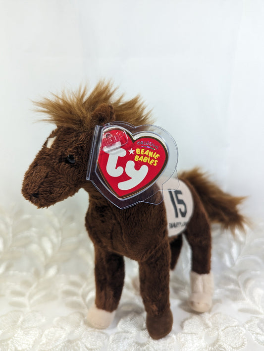 Ty Beanie Baby - Smarty Jones The Racehorse (7in) - Vintage Beanies Canada