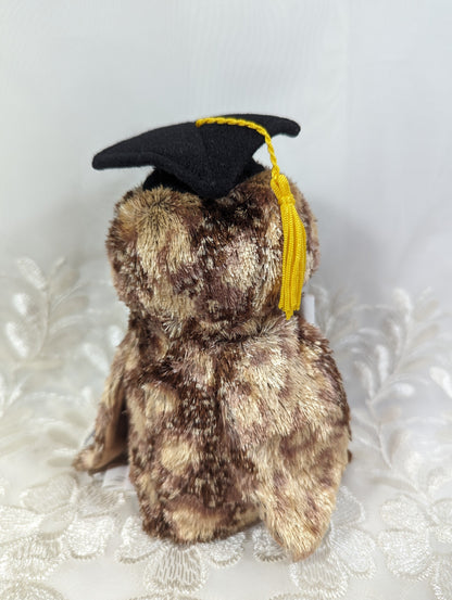 Ty Beanie Baby - Smarty the Graduation Owl (6 in) - Vintage Beanies Canada