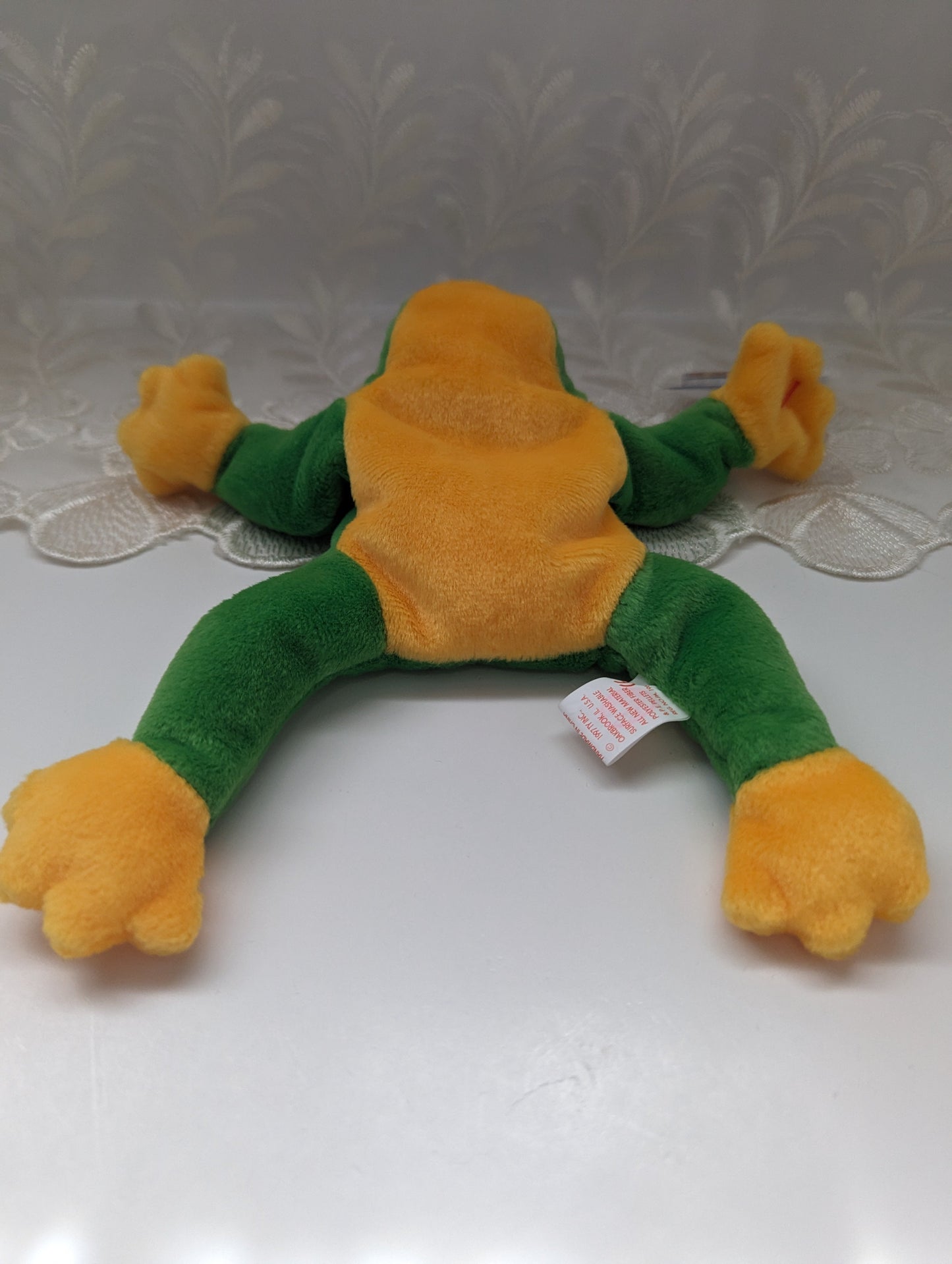 Ty Beanie Baby - Smoochy The Frog (8in) - Vintage Beanies Canada