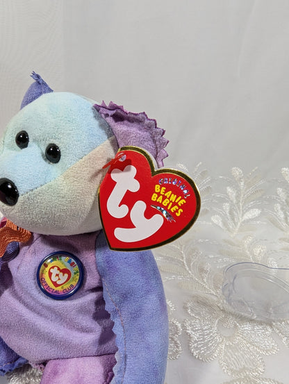 Ty Beanie Baby - Snips The Bear Plus Memory Box (8.5in) - Vintage Beanies Canada