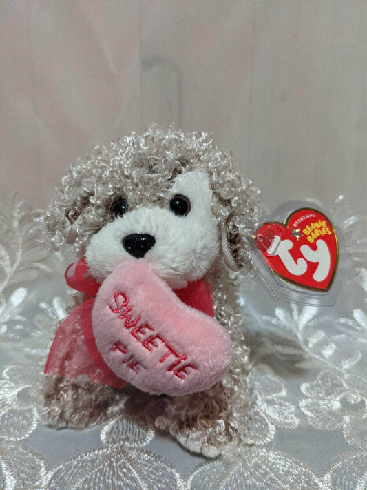 Ty Beanie Baby - Snookums The Valentine's Day Poodle Dog (6in) - Vintage Beanies Canada