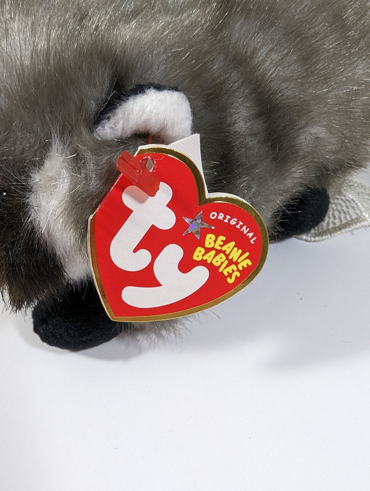 Ty Beanie Baby - Snoops The Raccoon (7in) - Vintage Beanies Canada