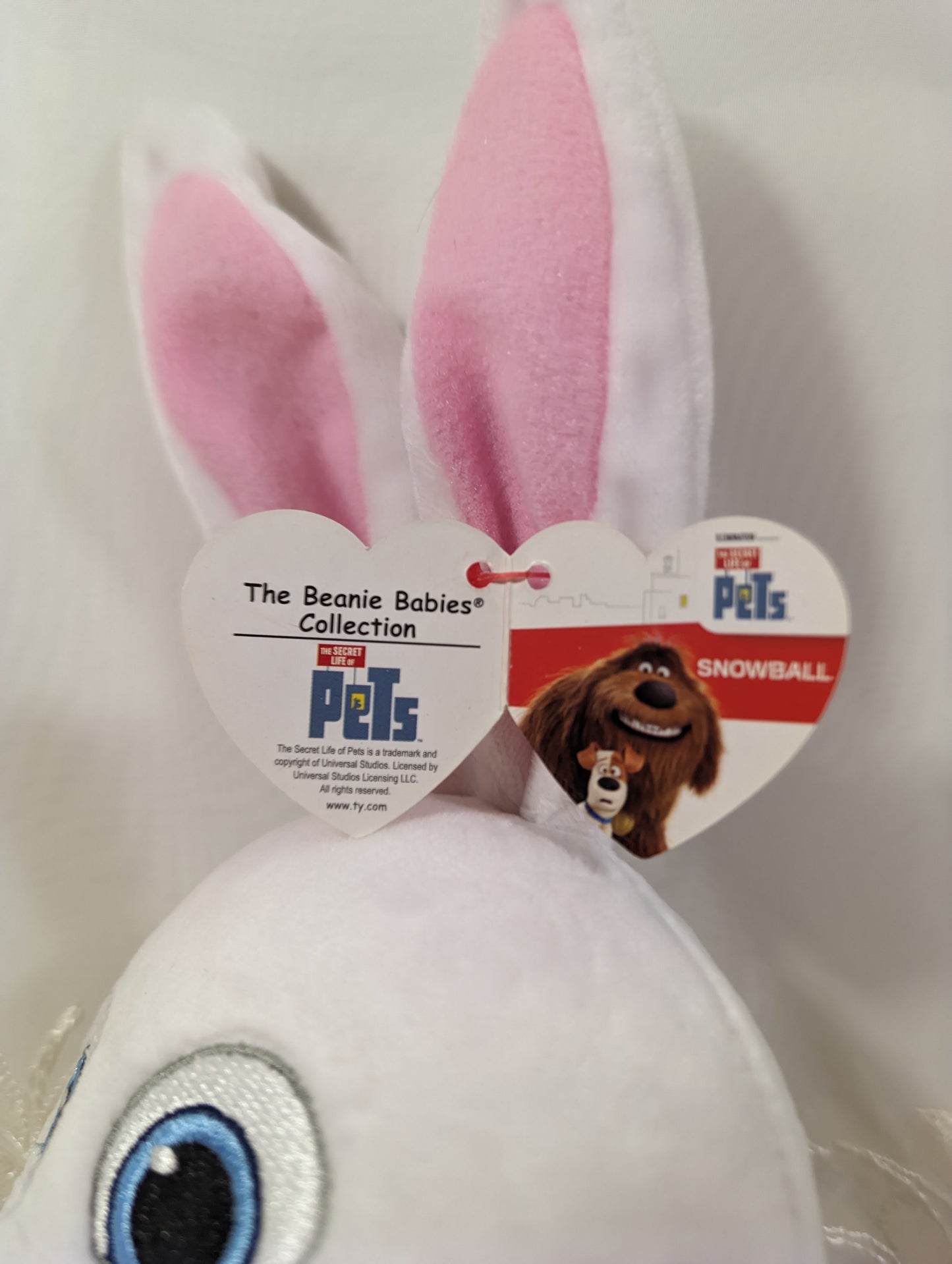 Ty Beanie Baby - Snowball The Bunny From The Secret Life Of Pets Movie (9in) - Vintage Beanies Canada