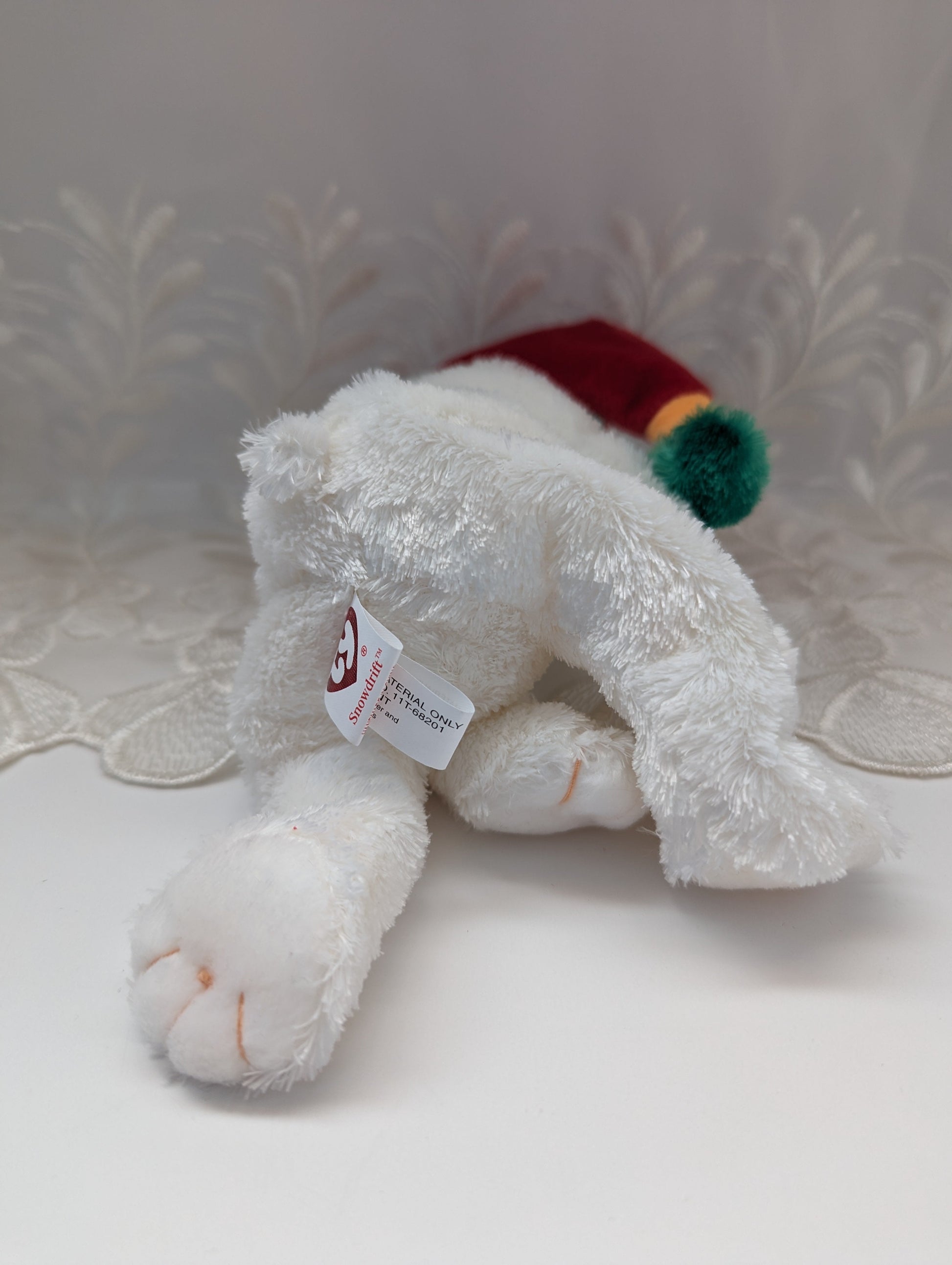 Ty Beanie Baby - Snowdrift The Polar Bear (8in) Near Mint - Vintage Beanies Canada