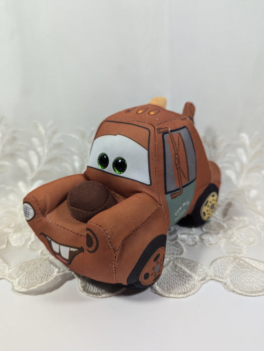 Ty Beanie Baby Sparkle Collection - Mater The Tow Truck From The Movie Cars (8 in) No Tag - Vintage Beanies Canada