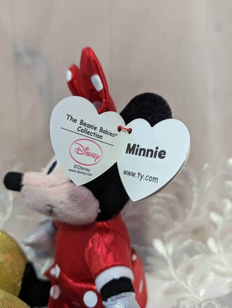 Ty Beanie Baby (Sparkle collection) - Minnie Mouse The Mouse (8.5in) - Vintage Beanies Canada