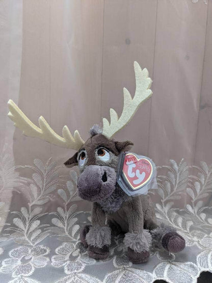 Ty Beanie Baby (Sparkle collection) - Sven The Reindeer from Frozen The Movie - Near Mint (7.5in) - Vintage Beanies Canada