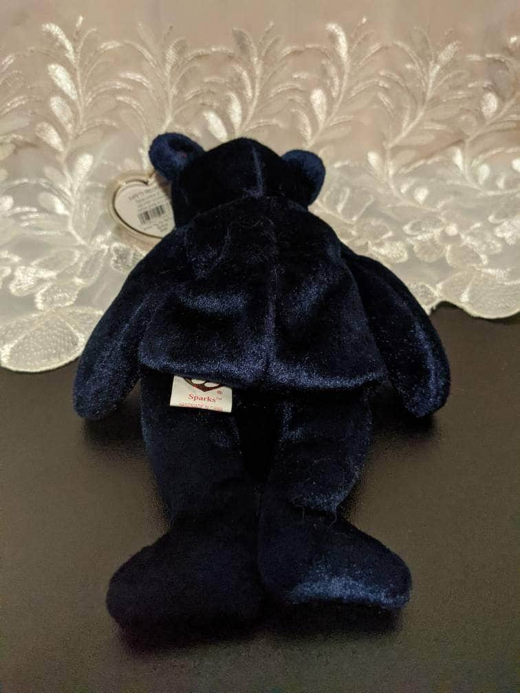 Ty Beanie Baby - Sparks The New Year's Eve Bear - UK Exclusive (8.5) - Vintage Beanies Canada