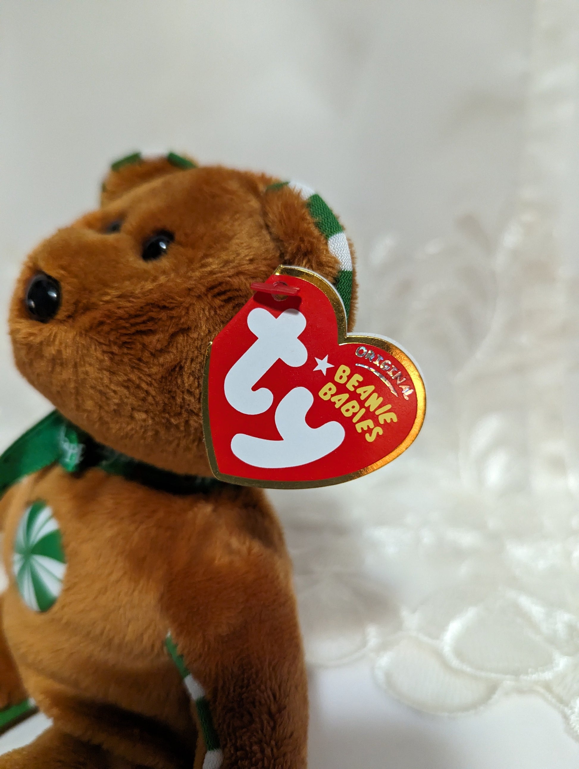 Ty Beanie Baby - Spearmint The Bear (8.5in) Hallmark Exclusive - Vintage Beanies Canada