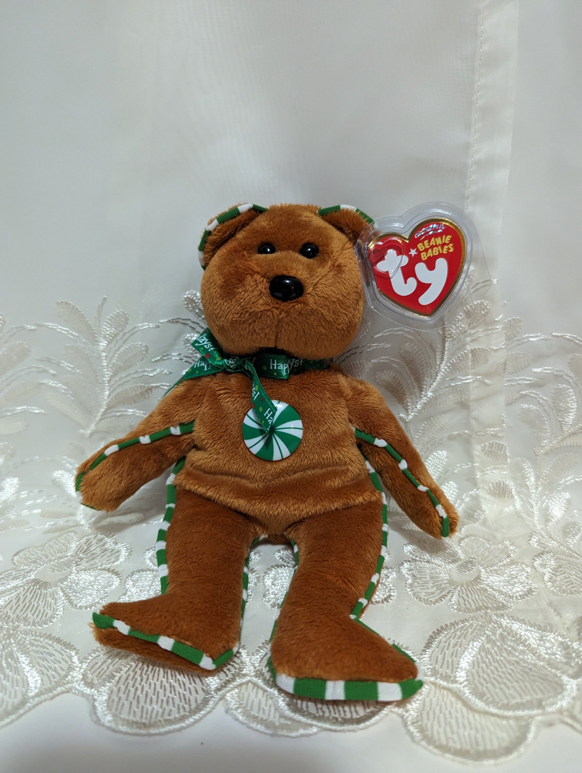 Ty Beanie Baby - Spearmint The Bear (8.5in) Hallmark Exclusive - Vintage Beanies Canada