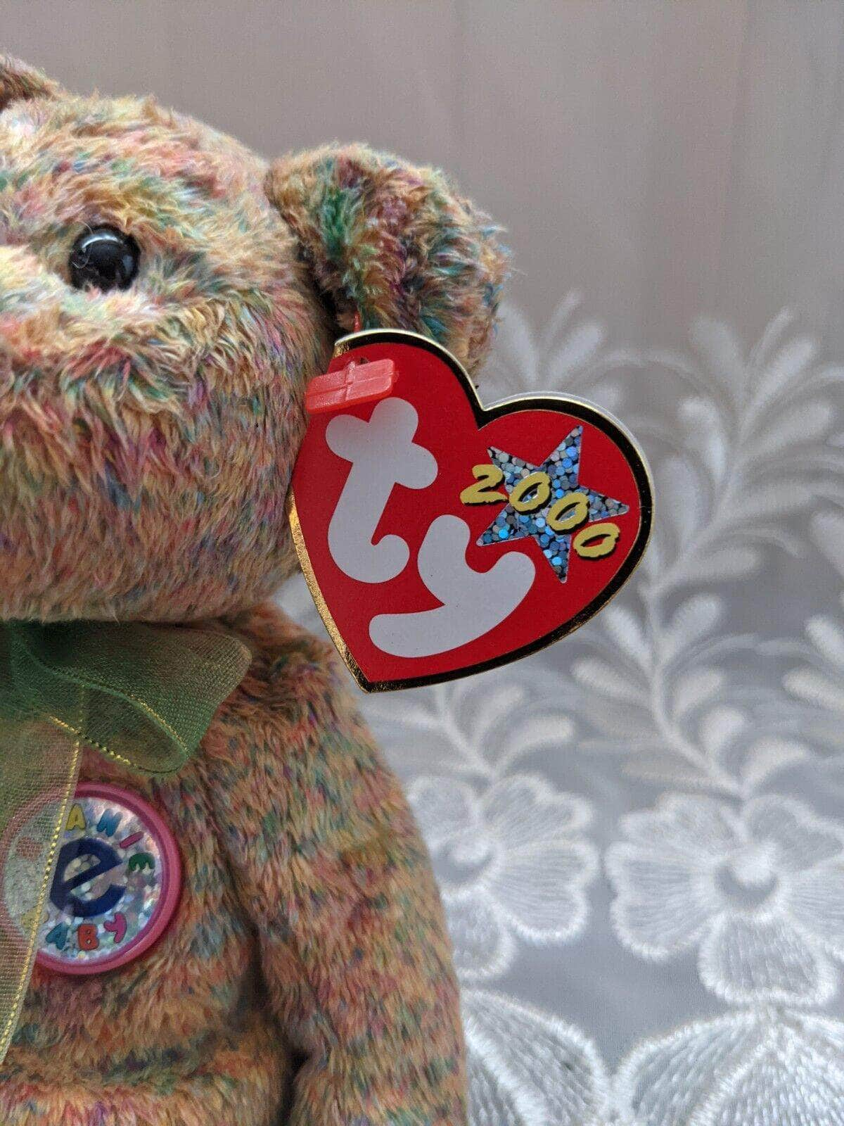 New RARE cheapest Ty Beanie Baby Speckles The Bear 2000 Retired