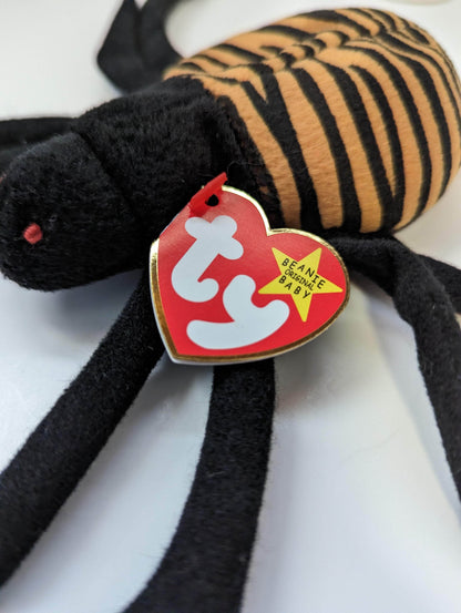 Ty Beanie Baby - Spinner The Spider (6in) - Vintage Beanies Canada