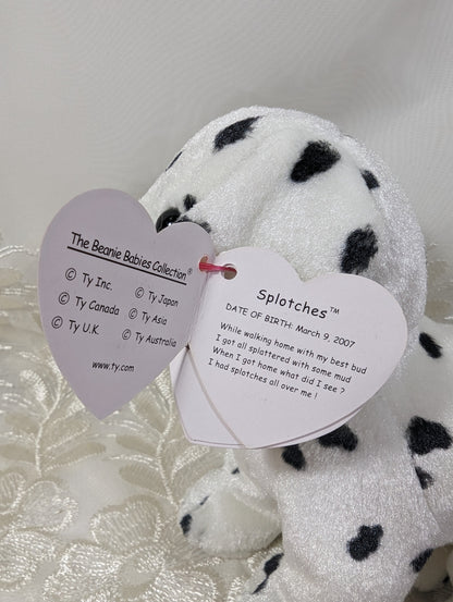 Ty Beanie Baby - Splotches the Dalmatian dog (5in) - Vintage Beanies Canada