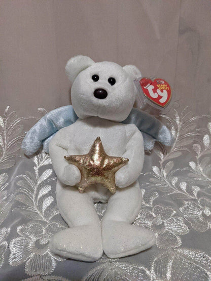 Ty Beanie Baby - Star The Angel Bear (8.5in) - Vintage Beanies Canada