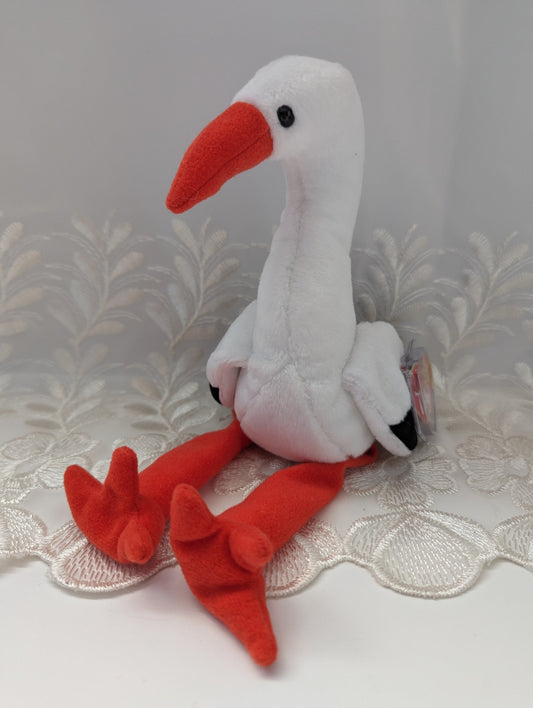 TY Beanie Baby - Stilts the Stork Bird (6.5in) - Vintage Beanies Canada