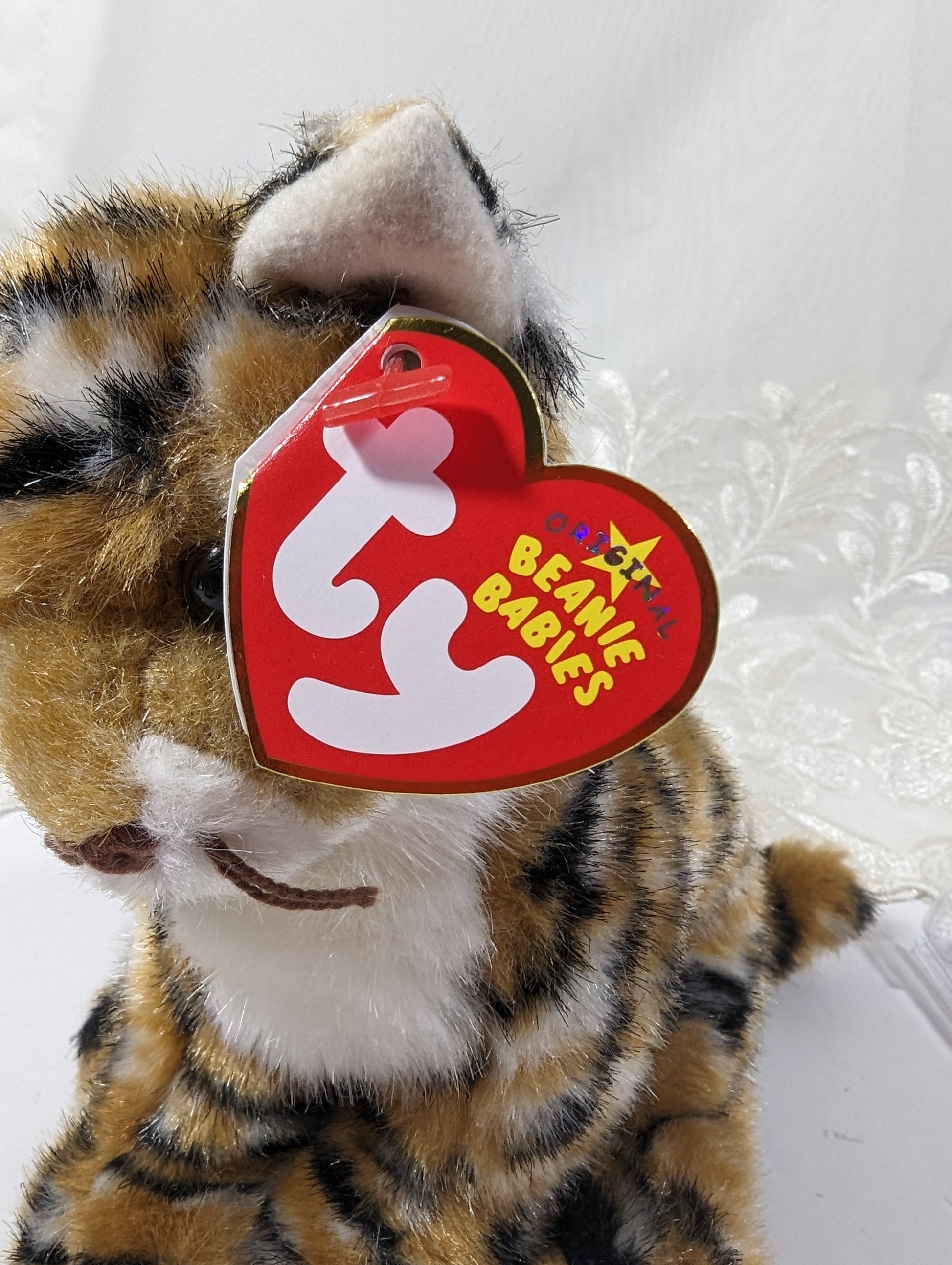 Ty Beanie Baby - Stripers the Tiger (6in) - Vintage Beanies Canada