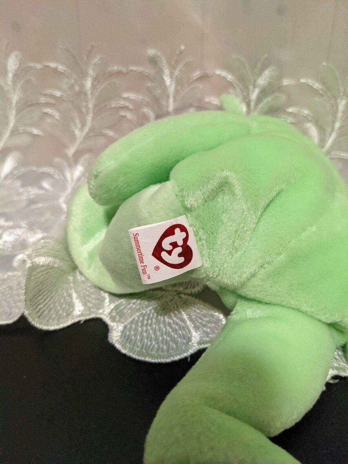 Ty Beanie Baby - Summertime Fun The Atlanta Green Bear (8.5in) - Vintage Beanies Canada