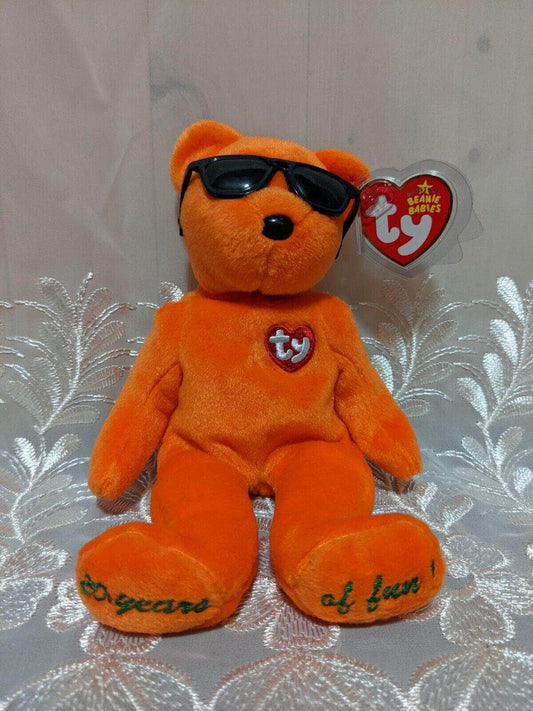 Ty Beanie Baby - Summertime Fun The Orange Dallas Bear (8.5in) Trade Show Exclusive - Vintage Beanies Canada