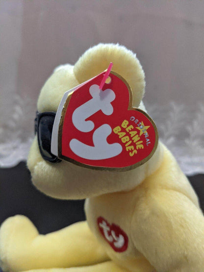 Ty Beanie Baby - Summertime Fun The Yellow Bear - Los Angeles Tradeshow Exclusive - Vintage Beanies Canada