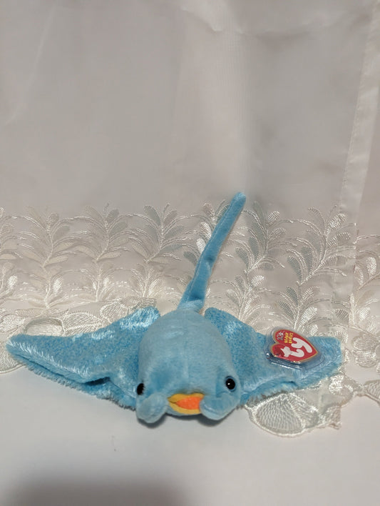 Ty Beanie Baby - Sunray the Manta Ray (10in) - Vintage Beanies Canada