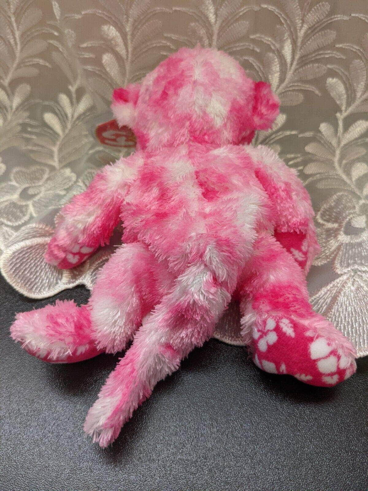 Ty Beanie Baby - Sunset The Pink Monkey (6.5in) Near-Mint - Vintage Beanies Canada