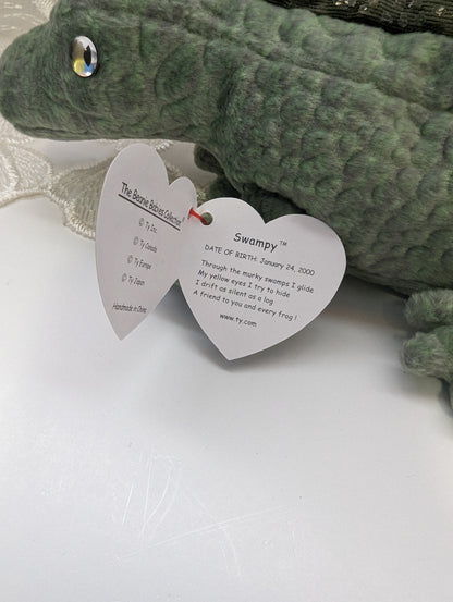 Ty Beanie Baby - Swampy The Alligator (9in) - Vintage Beanies Canada