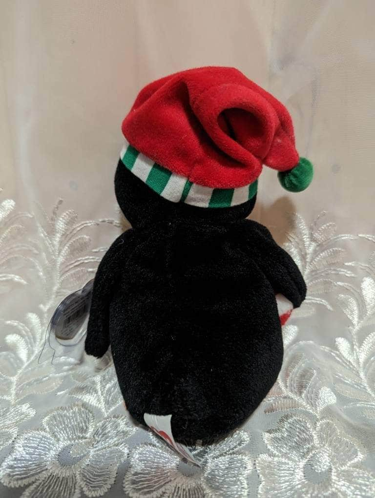 Ty Beanie Baby - Sweetest The Penguin With Candy Cane (7in) - Vintage Beanies Canada