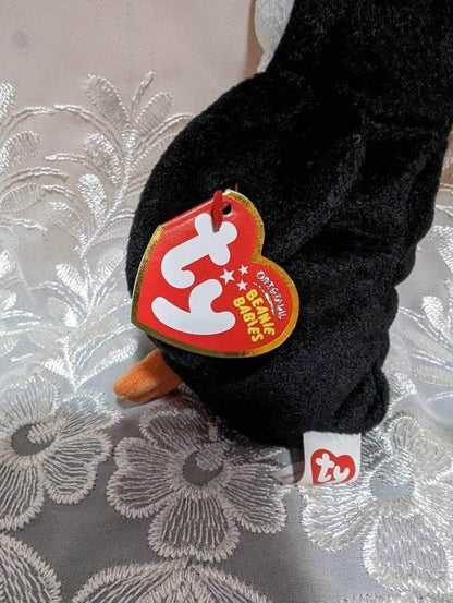 Ty Beanie Baby - Sweetest The Penguin With Candy Cane (7in) - Vintage Beanies Canada