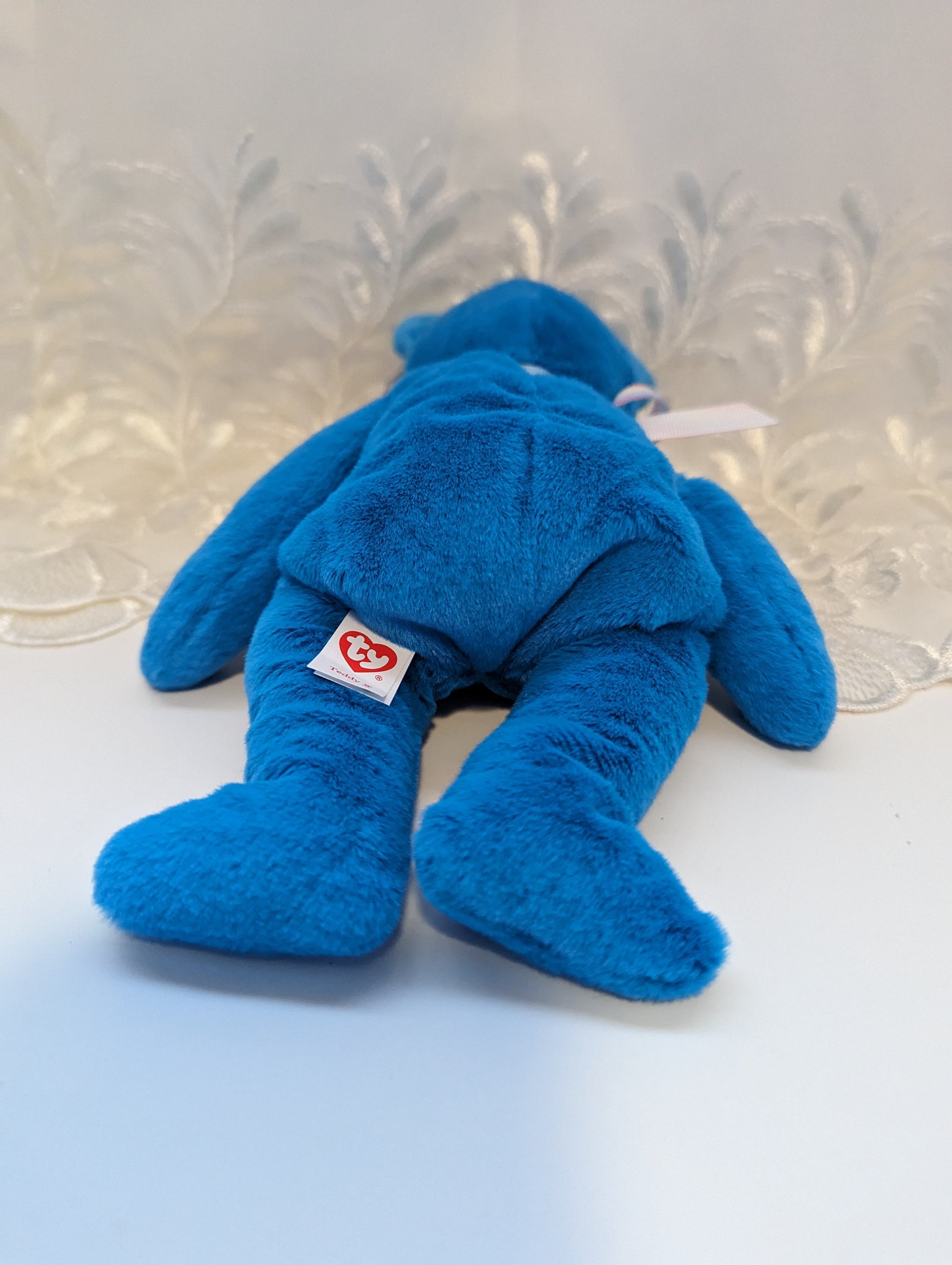 Ty Beanie Baby - Teddy II The Blue Teddy Bear (8in) 30th Anniversary - Vintage Beanies Canada