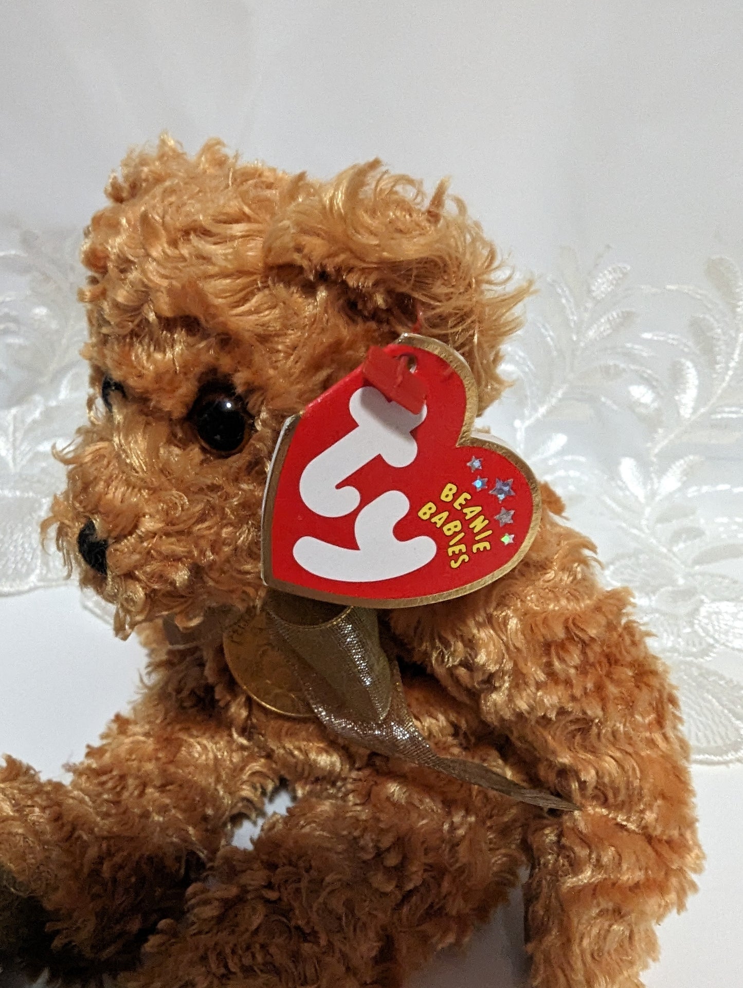 Ty Beanie Baby - Teddy The Brown Bear With Metal (8.5in) - Vintage Beanies Canada