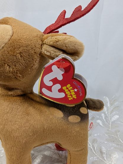Ty Beanie Baby - Tinsel The Reindeer (6.5 in) Near Mint - Vintage Beanies Canada