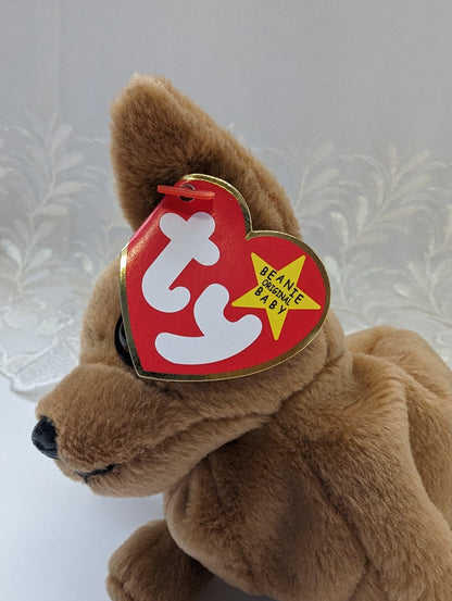 Ty Beanie Baby - Tiny The Brown Chihuahua Dog (6in) - Vintage Beanies Canada